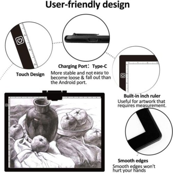 New Light Pad A3 with Top Clip- Open box - Picture 7 of 7